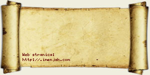 Milica Adamac vizit kartica